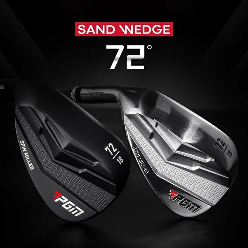 PGM Wedge - 72 Degrees Premium Sand Wedge, Lob Wedge for Men & Women - CNC Textured - Bunker Buster Escape Bunkers and Save Strokes Around The Green-High Loft Golf Club - Image 2